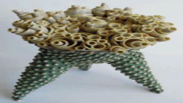Actiniaria Geopyxis Lamellibrachia, 2013, Glazed porcelain 