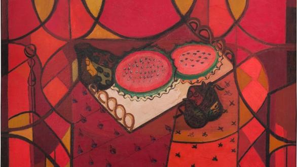 Bandeja con Frutas. Amelia Peláez