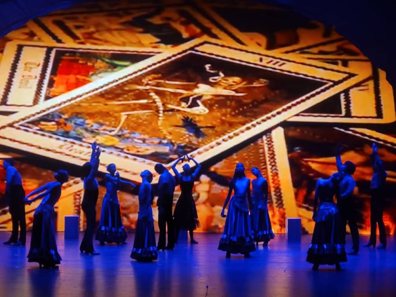 El comienzo de Carmen.Cuba, escenografía en video mapping, de Tamine González 