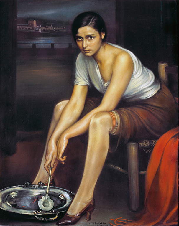 La Chiquita piconera, 1930, Óleo y temple sobre lienzo