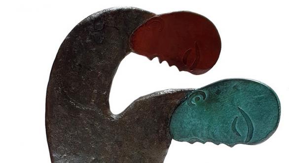 Detalle de la obra de Mendive