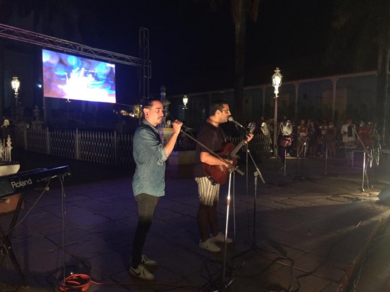 semana de la cultura de Trinidad 2023. Adrián Berazaín y Elaín Morales 