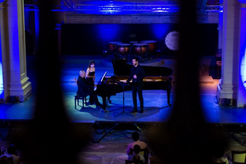 Instantes del concierto en el Oratorio San Felipe Neri, como parte del Festival Habana Clásica 2023.