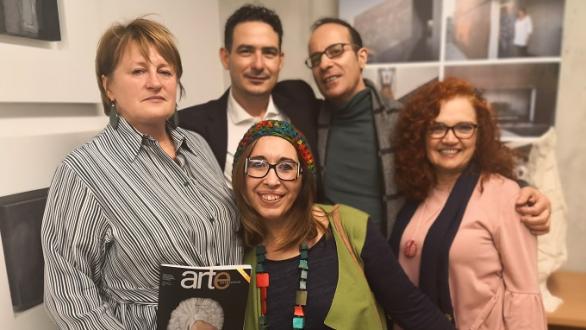 Nataliya Riesen, directora de Art Unity y otros invitados.jpg