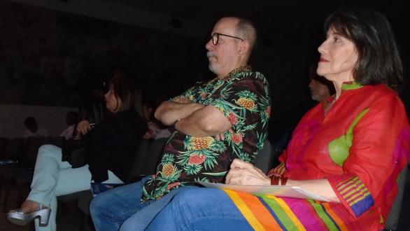 Cecilia junto a Silvio Rodríguez y Liuba María Hevia 