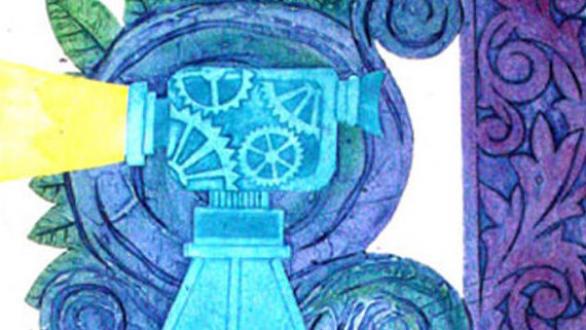 Cartel de Cámara Azul evento de las romerías de mayo 