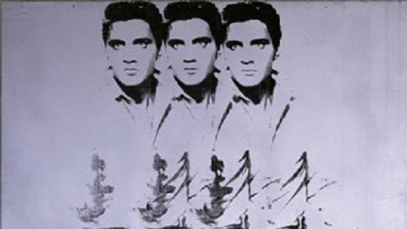 Andy Warhol	(Pittsburgh, Pennsylvania 1928 - New York 1987) Triple Elvis, 1963	 Acrilico, inchiostro serigrafato su tela, 208 x 152 cm  Collezione Luigi e Peppino Agrati  © The Andy Warhol Foundation for the Visual Arts Inc. by SIAE 2018