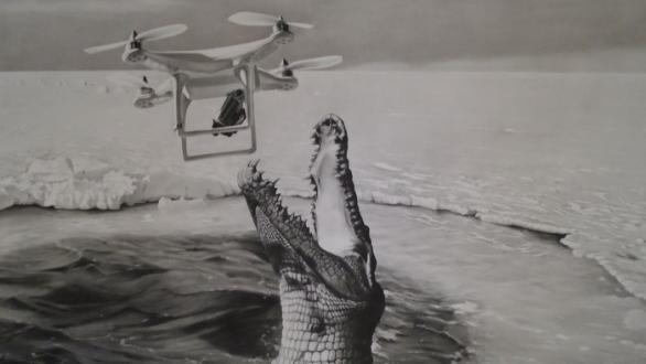 Obra de la exposición Hipotermia