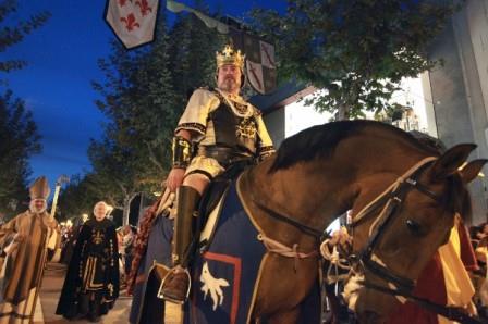 Salou vuelve a la época medieval con un espectáculo audiovisual
