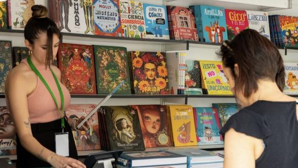 Vista de la Feria del Libro de Granada 