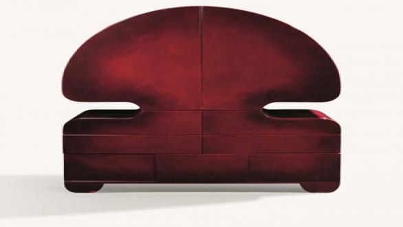 Pierre Cardin, Champignon cabinet in lacquered wood, 1979. Collection Sculptures utilitaires. Sotheby’s / Art Digital Studio.