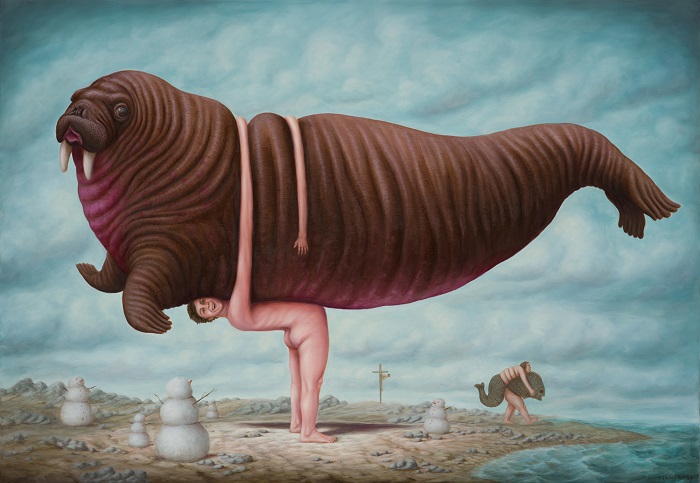Le bras long (2017)-Bruno Pontiroli-Fousion Gallery