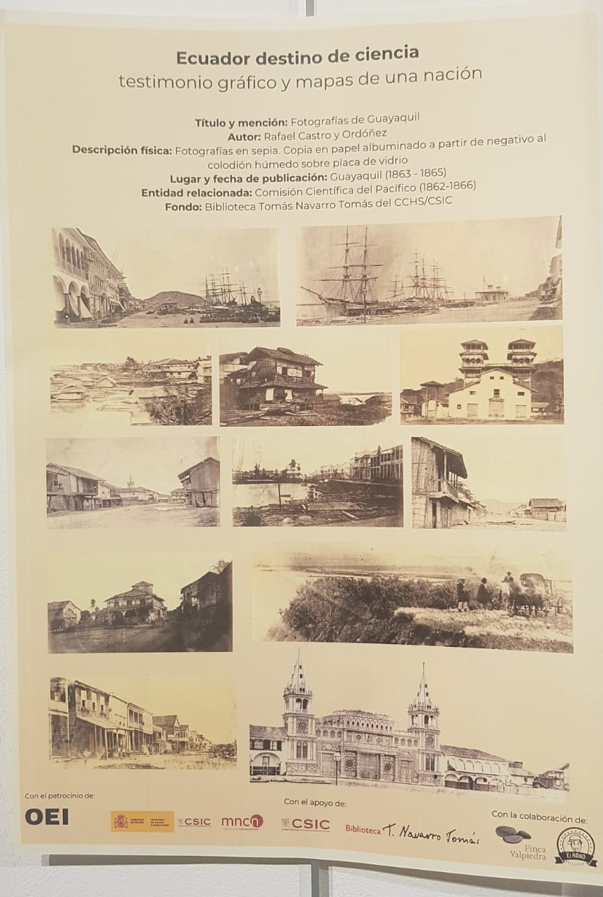 Exposición "Ecuador destino de ciencia testimonio gráfico y mapas de una nación"