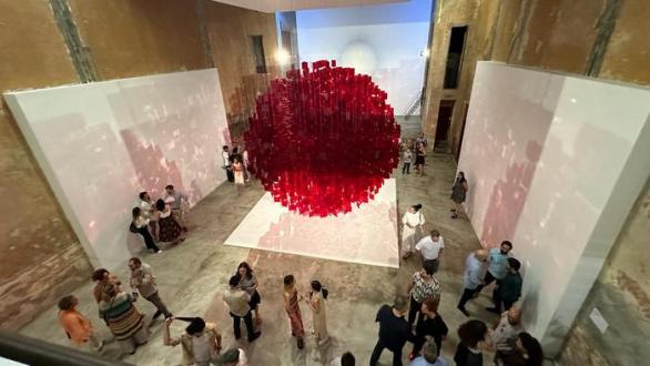 Obra de la muestra “Regreso” de Julio Le Parc en Galleria Continua