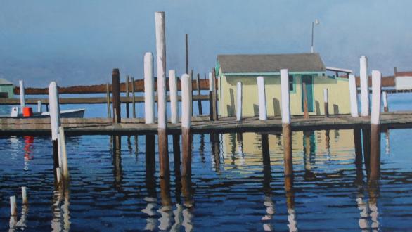 XAVIER RODÉS, Yellow Ledbetter, 89x116 cm. óleo sobre tela