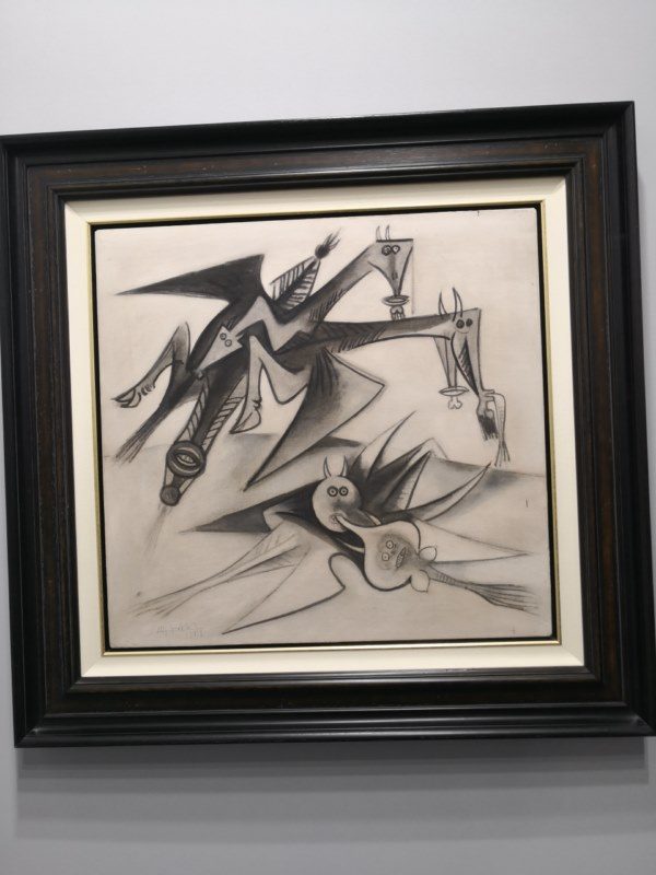 Obra de Wifredo Lam en stand de Edward Tyler Nahem 