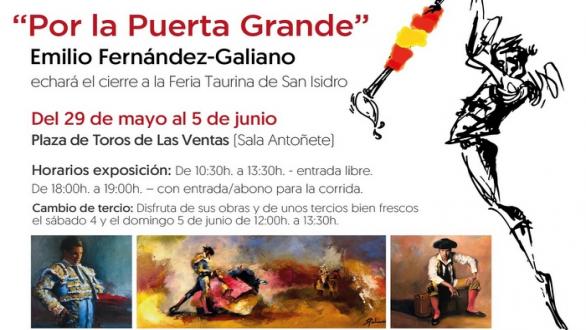 cartel de Exposición taurina “Por la Puerta Grande”