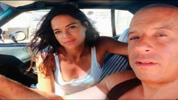 Michelle Rodríguez compartió esta foto en Facebook