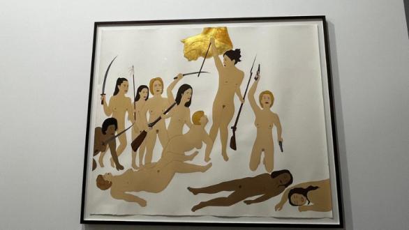 “Pan, trabajo, libertad” de Kubra Khademi