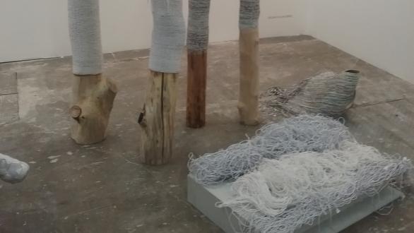 Detalle de la obra de John Nomesqui