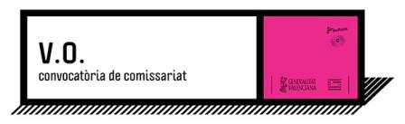 Consorci de Museus de la Comunitat Valenciana. Convocatoria V.O. dirigida a comisarios 