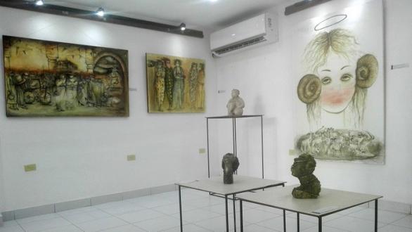 Vista de la exposición El viaje 