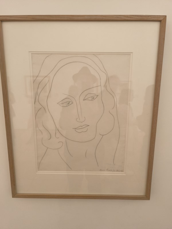 Henri Matisse. Grande tête de femme. 1945
