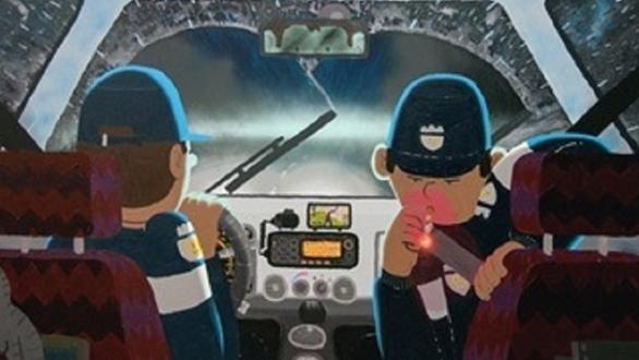 IMON BOY. Backseat, 2021 Acrylic on canvas. 130 x 190 cm  © 2021 IMON BOY