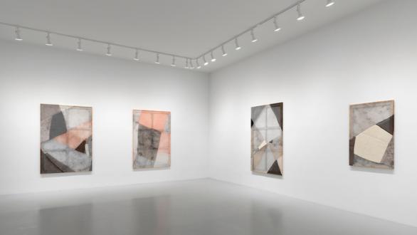 Installation view of An ear, a hand, a mouth, an offering, an angel.