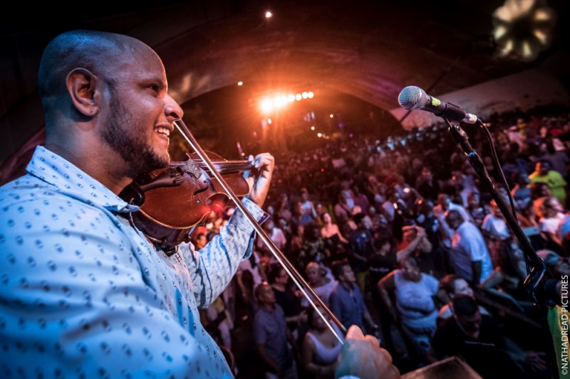 Músicos en el Festival de la Salsa en Cuba