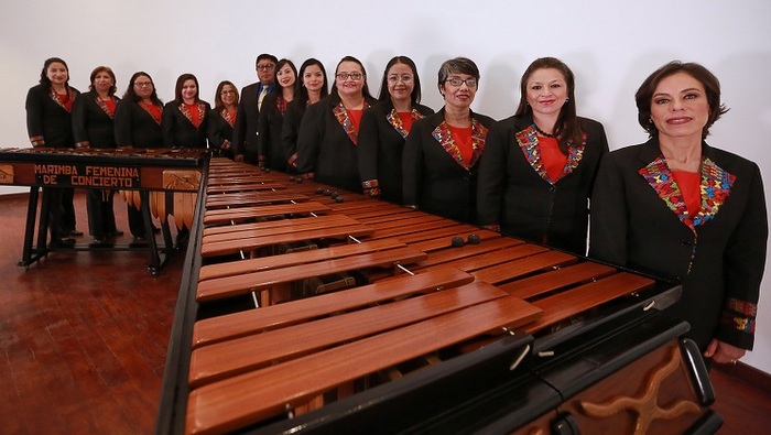 Marimba Femenina de Guatemala actuará en Cuba