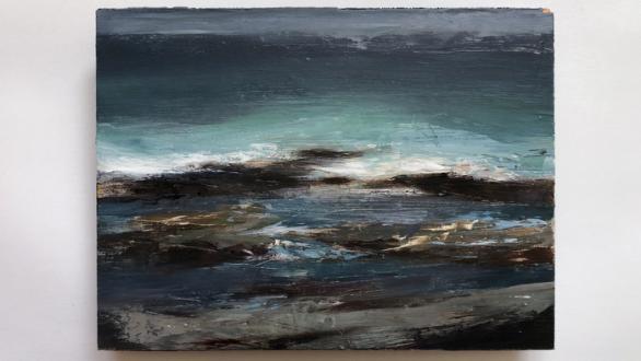 As Mariñas I, óleo sobre tabla, 20x25cm, Borja Bruces Renard