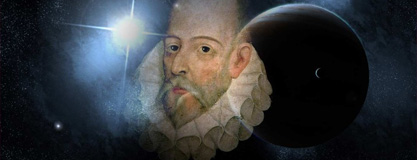 Cervantes ya es una estrella y Quijote, Sancho, Dulcinea y Rocinante, sus planetas 