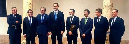 El Rey entregó el Galardón Camino Real del Instituto Franklin-UAH al actor Antonio Banderas 