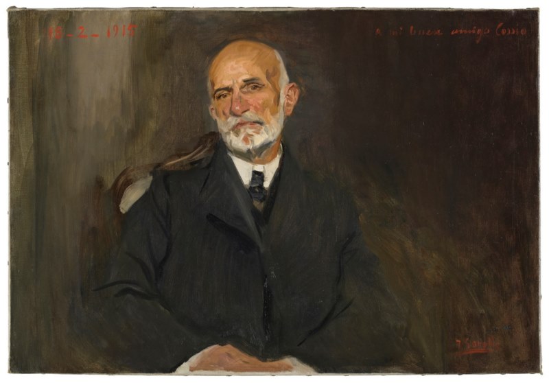 Giner de los Ríos Joaquín Sorolla Préstamo de la Institución de Libre Enseñanza.