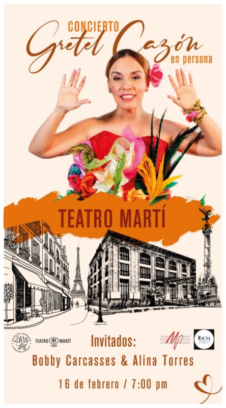 Cartel Concierto Gretel Cazón