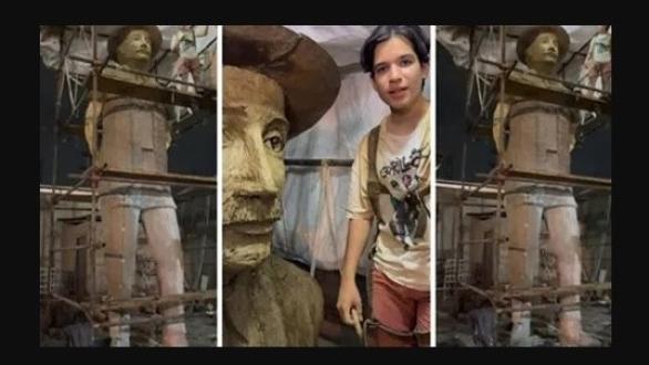 Joven venezolano crea la escultura más grande del mundo dedicada a José Gregorio Hernández