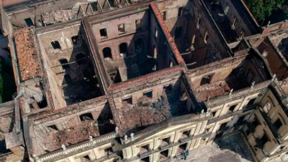 National Museum of Rio after the fire