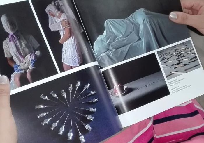 Lo insólito del mundo que construye la artista llamó la atención del equipo que gesta la revista. (Foto: Lisandra Gómez/ Escambray)