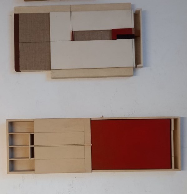 Obra del artista Juan Andrés, exposición Del espíritu y la forma 