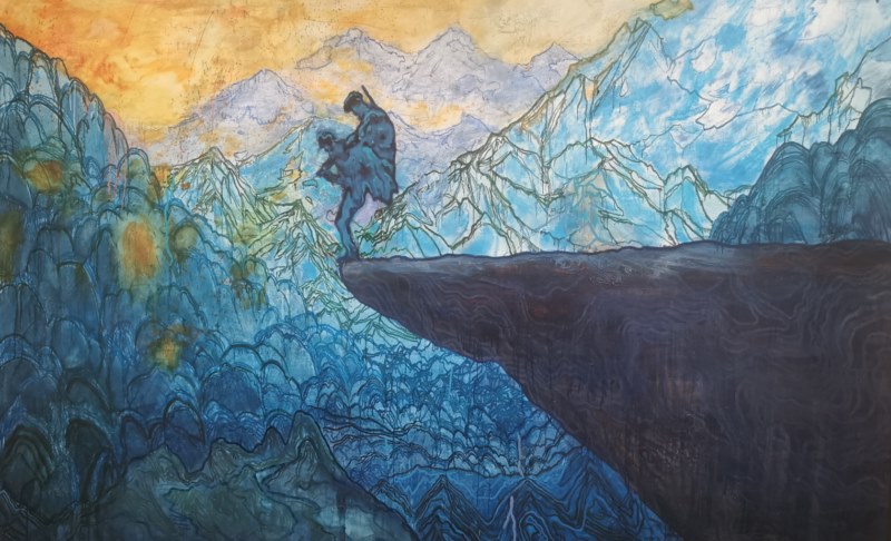 obra en la muestra “Más allá de su tiempo. La aventura de un coleccionista”