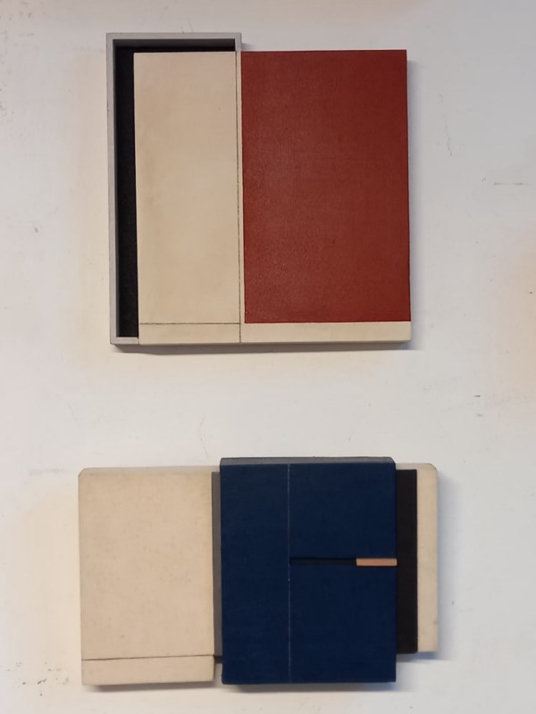 Obra del artista Juan Andrés, exposición Del espíritu y la forma 