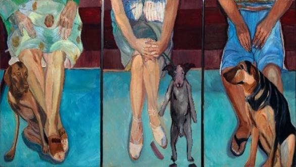 Veterinario (tríptico), 150x100 cm, Óleo. 2017 