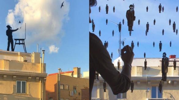 Creaciones que Pejac ha compartido en sus redes sociales (Instagram/@pejac_art)/ tomado de La Vanguardia 