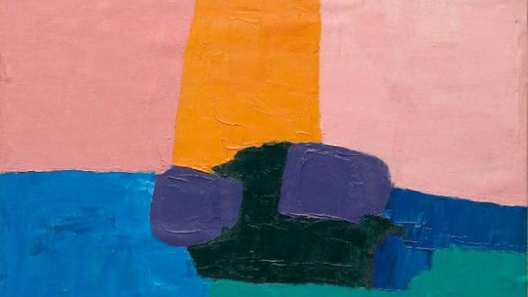 Etel Adnan, Persian (Detail), 1963-1964 Kunstsammlung Nordrhein-Westfalen ©VG Bild-Kunst, Bonn 2023  