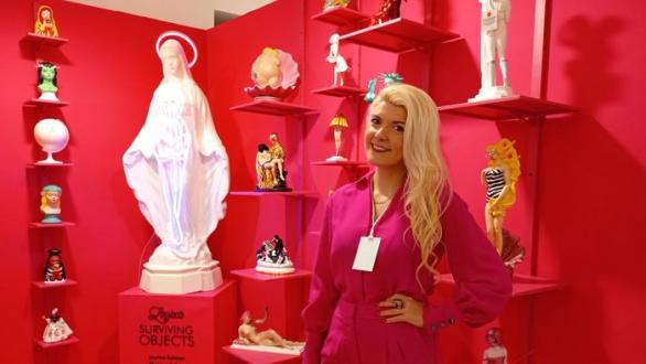 Marina Salazar en su stand durante JustMad