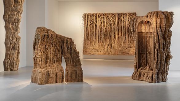 EVA JOSPIN 'Tromper l'œil' exhibition view, GALLERIA CONTINUA, Paris Marais, 2024. Photo: Benoit Fougeirol. © ADAGP, Paris, 2024
