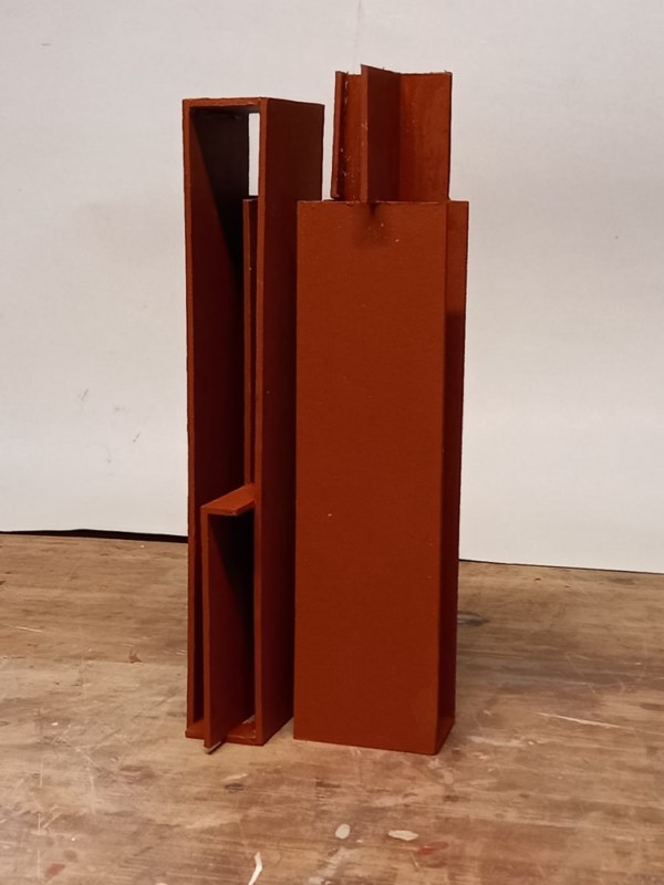 Obra del artista Juan Andrés, exposición Del espíritu y la forma 