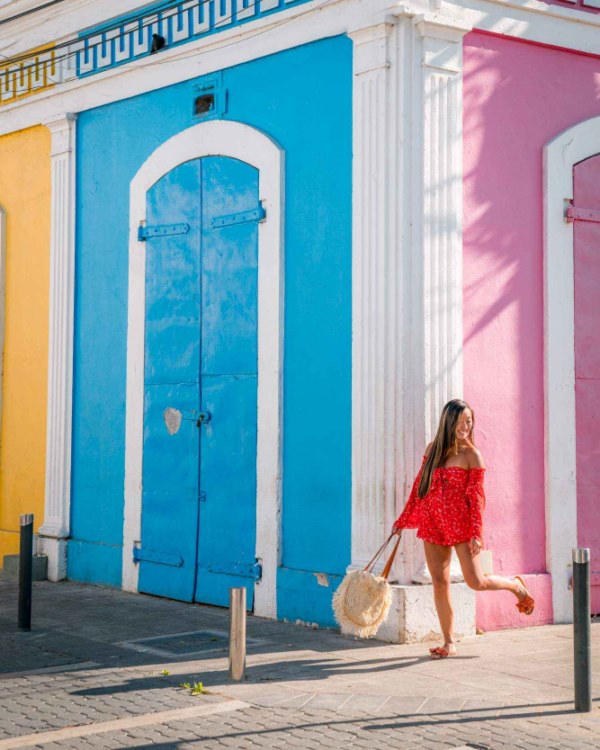 Turista paseando por Dominicana