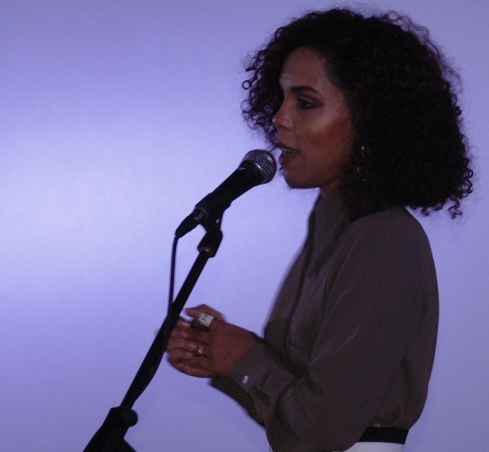 Actriz en presentación de la película en Cuba 